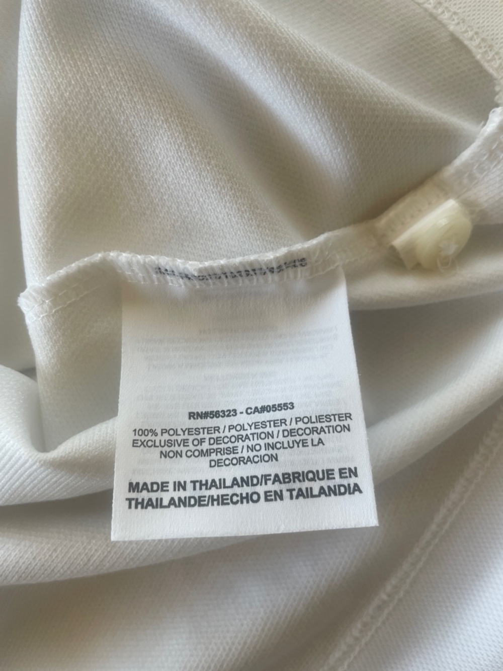Nike Golf Dri-fit Size S Sleeveless White Polo Top - Picture 4 of 5